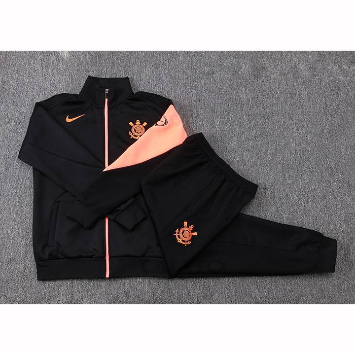 Tuta da Track di Giacca Corinthians 2025-2026 Nero Arancione